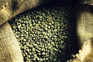 Green coffee beans