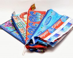 Just one of the items that can be made from old toothpaste tubes.