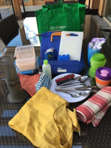 My travelling zero waste kit