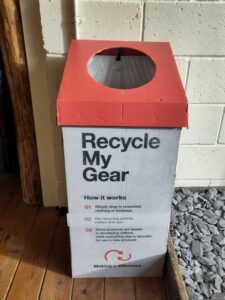 Textile recycling box